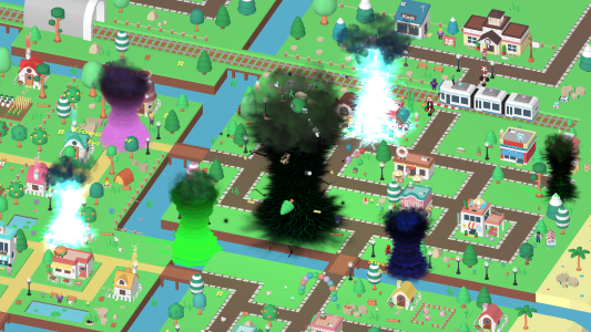 اسکرین شات 2 بازی Holein Tornado io eating game