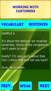 اسکرین شات برنامه Business English speaking fluently app for free 4