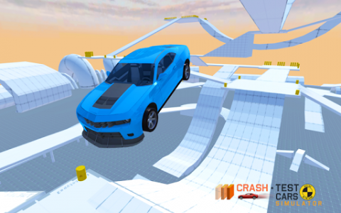 اسکرین شات بازی Car Crash Test Camaro 1