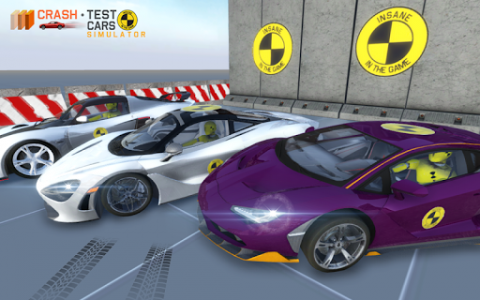 اسکرین شات بازی Car Crash Test Lambo Centenario 1