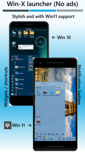 اسکرین شات 1 برنامه Win-X Launcher