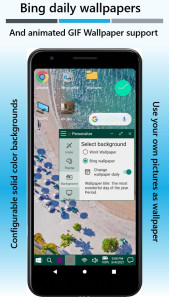 اسکرین شات 2 برنامه Win-X Launcher