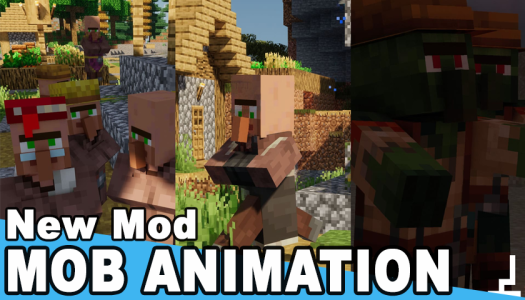 اسکرین شات 2 برنامه Addons Mobs Animations to MCPE