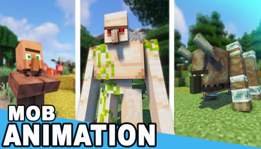 اسکرین شات برنامه Addons Mobs Animations to MCPE 1