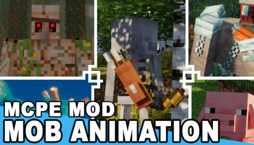 اسکرین شات برنامه Addons Mobs Animations to MCPE 5