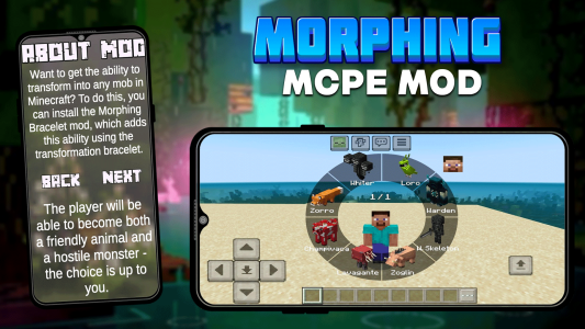 اسکرین شات 4 برنامه Mod Morphing Bracelet MCPE
