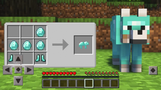 اسکرین شات 1 برنامه Wolf Armor Mod for Minecraft
