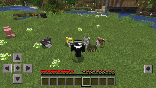 اسکرین شات 7 برنامه Wolf Armor Mod for Minecraft