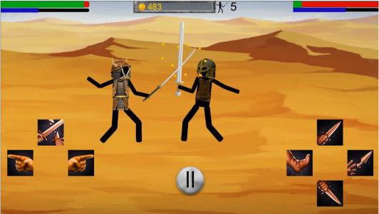 اسکرین شات بازی Stickman Sword Duel 4