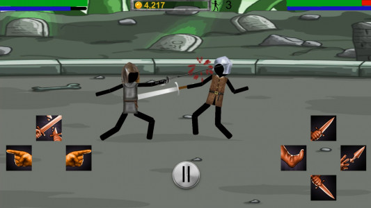 اسکرین شات بازی Stickman Sword Duel 2