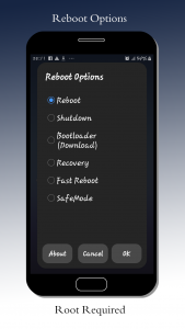 اسکرین شات برنامه reboot options 1