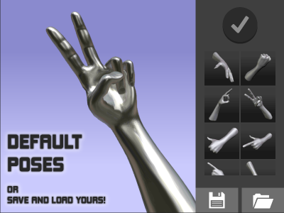 اسکرین شات برنامه Hand Draw 3D Pose Tool 5