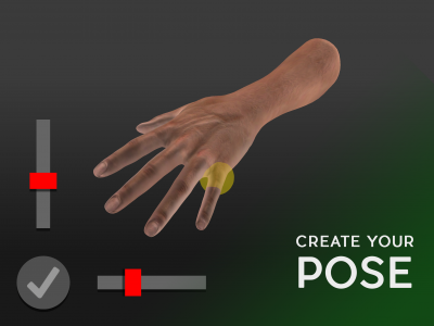 اسکرین شات برنامه Hand Draw 3D Pose Tool 1