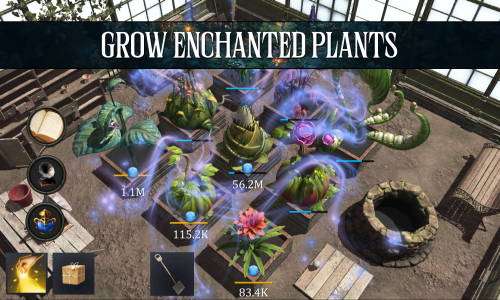 اسکرین شات 2 بازی Wizards Greenhouse Idle
