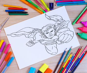 اسکرین شات برنامه How To Draw Superhero and Logo 5