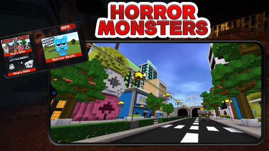 اسکرین شات 1 برنامه Horror Mod Beats Minecraft PE