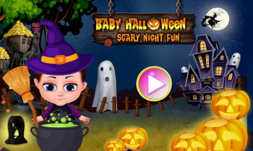 اسکرین شات بازی Baby Halloween - Scary Night Fun 1
