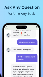 اسکرین شات 3 برنامه AI Speech Chatbot Text & Voice
