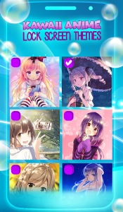 Kawaii Anime Lock Screen Themes for Android - Download