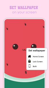 اسکرین شات 4 برنامه Kawaii Aesthetic Wallpapers