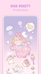 اسکرین شات 7 برنامه Kawaii Aesthetic Wallpapers
