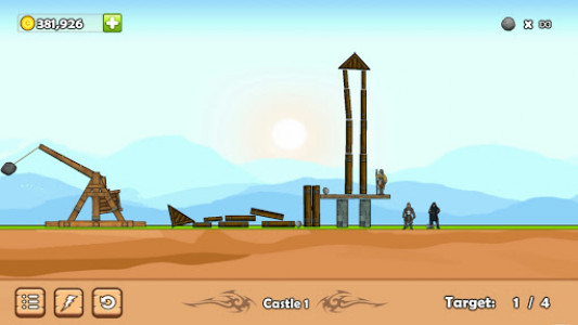 اسکرین شات بازی Castle Down: Siege of the Catapult 1
