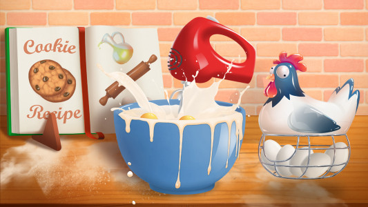 اسکرین شات بازی Cookie Baking Games For Kids 2