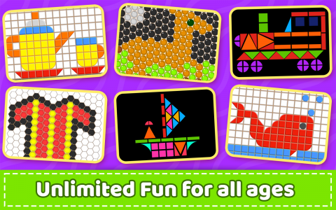 اسکرین شات بازی Mosaic Puzzles Art Game Kids 7