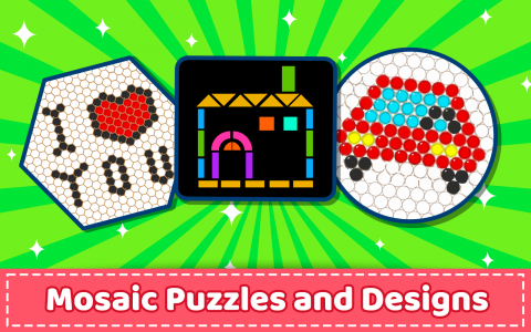 اسکرین شات بازی Mosaic Puzzles Art Game Kids 1