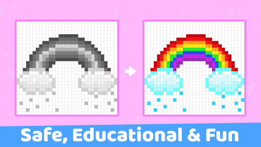اسکرین شات 7 بازی Kids Pixel Art Coloring Games