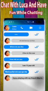 اسکرین شات بازی Fake Call Video From Luca 2