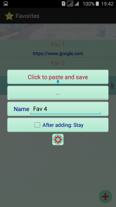اسکرین شات برنامه Favorite links 3