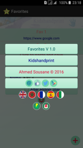 اسکرین شات 6 برنامه Favorite links