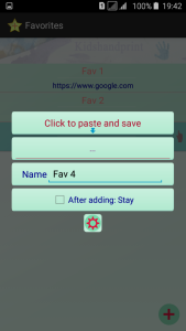 اسکرین شات 3 برنامه Favorite links