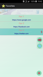 اسکرین شات 2 برنامه Favorite links