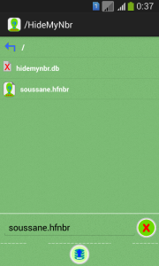 اسکرین شات 7 برنامه Hide My phone number