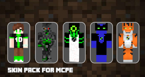 اسکرین شات برنامه Ben 10 Alien Skinpack for MCPE 2