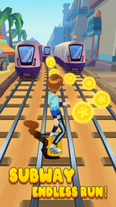 اسکرین شات بازی Subway Lady Run 2
