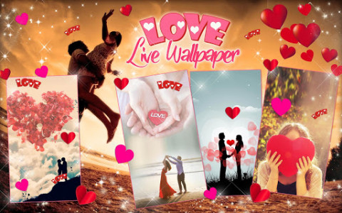 اسکرین شات برنامه Love Live Wallpaper 💖 Romantic Pictures HD 7