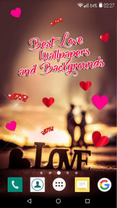 اسکرین شات برنامه Love Live Wallpaper 💖 Romantic Pictures HD 6