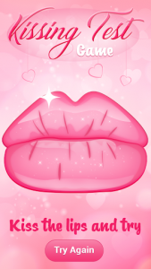 اسکرین شات برنامه Kissing Test Game - Free Kiss Calculator 3