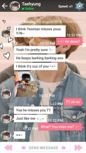 اسکرین شات بازی BTS Messenger 2 1