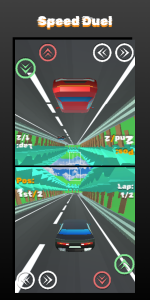 اسکرین شات بازی Two Player Racing - Speed Duel 2