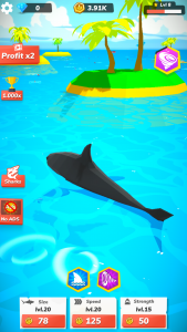 اسکرین شات بازی Idle Shark World - Tycoon Game 1