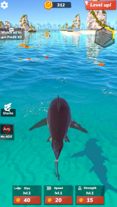 اسکرین شات بازی Idle Shark 2-Mega Tycoon Game 1