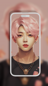 اسکرین شات 4 برنامه Kpop Idol Wallpaper