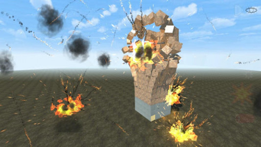 اسکرین شات بازی Block destruction simulator: cube rocket explosion 1