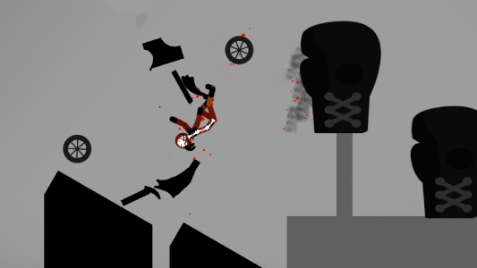 اسکرین شات بازی Fly Stickman Dismounting 1