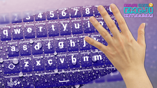 اسکرین شات برنامه Color Rain Emoji Keyboards 3