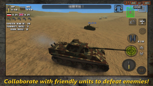 اسکرین شات 3 بازی Attack on Tank : World Warfare